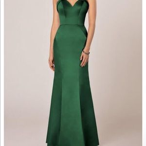 SORELLA VITA Emerald Green Strapless Mermaid Wedding Dress